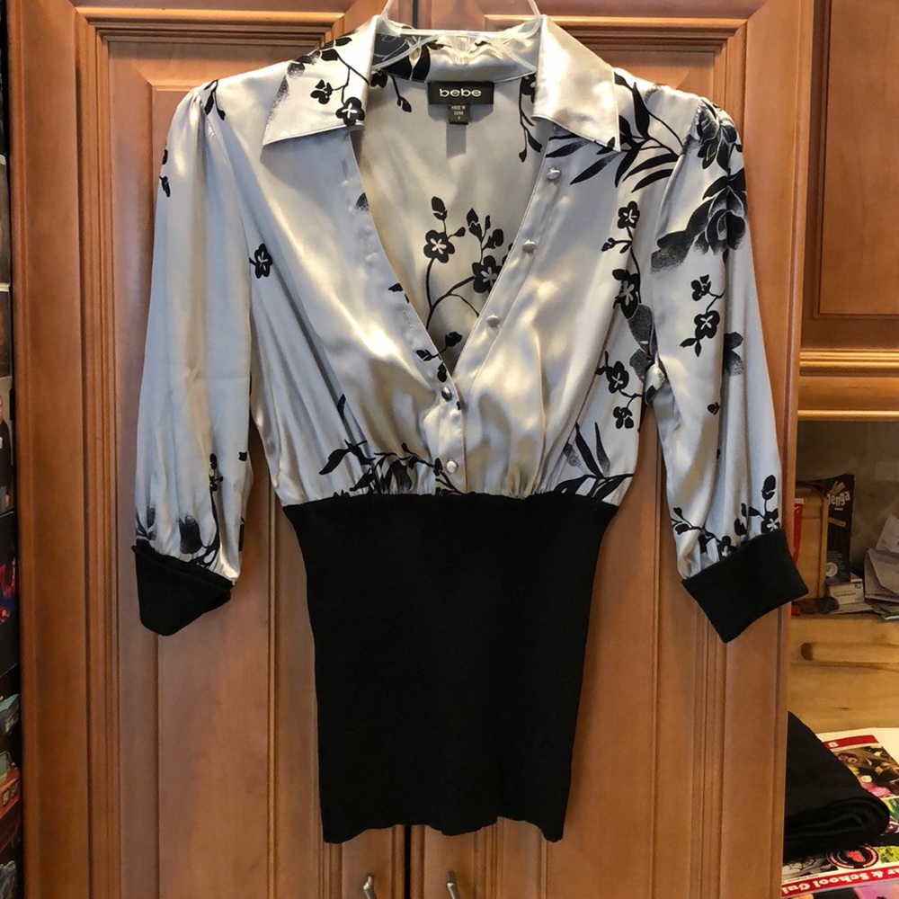 Bebe Silk Top